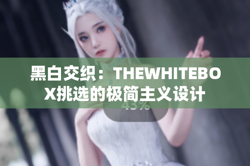 黑白交織：THEWHITEBOX挑選的極簡主義設(shè)計(jì)