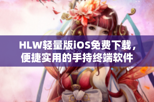 HLW輕量版iOS免費下載，便捷實用的手持終端軟件